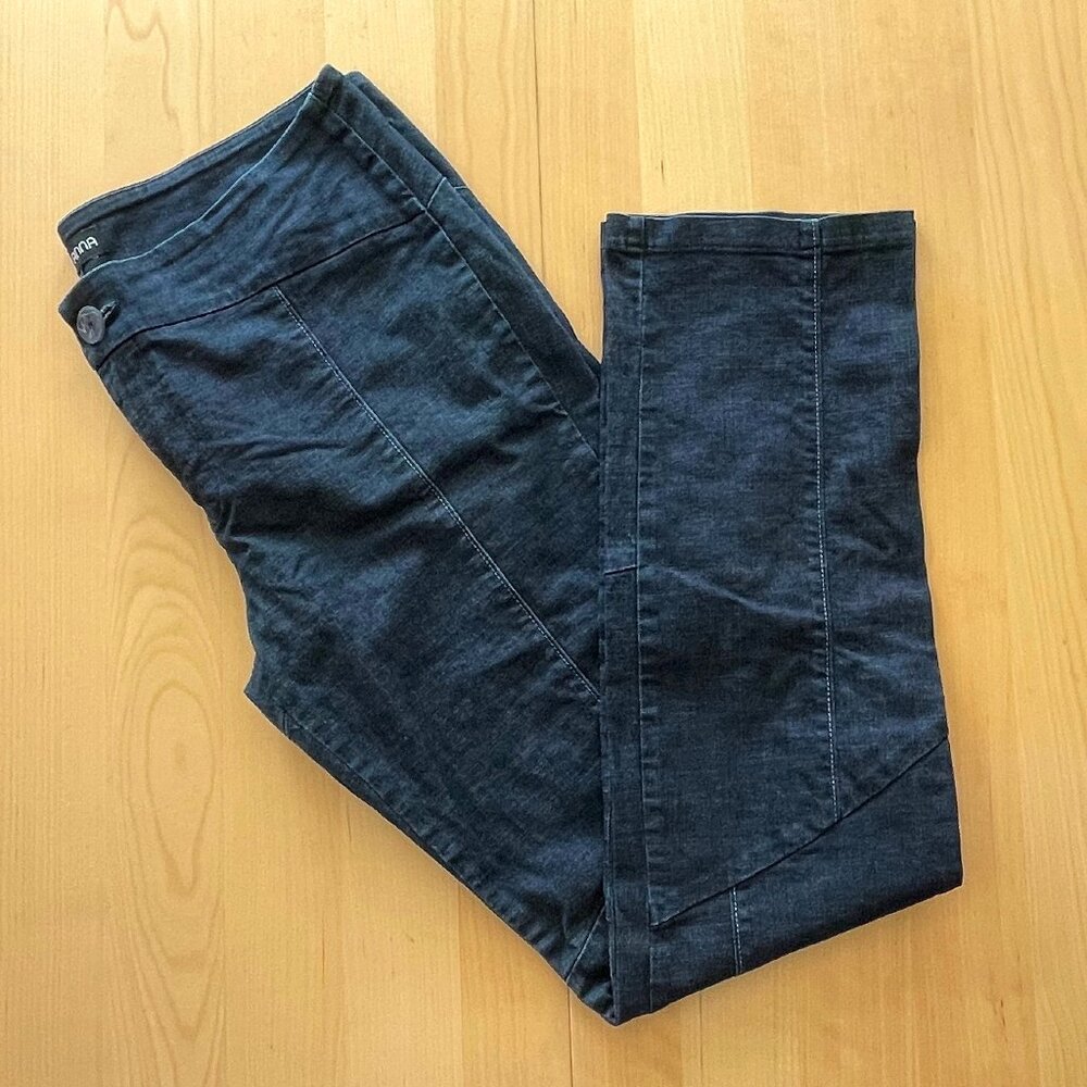 Myco Anna XL (12-14) straight leg patchwork jeans